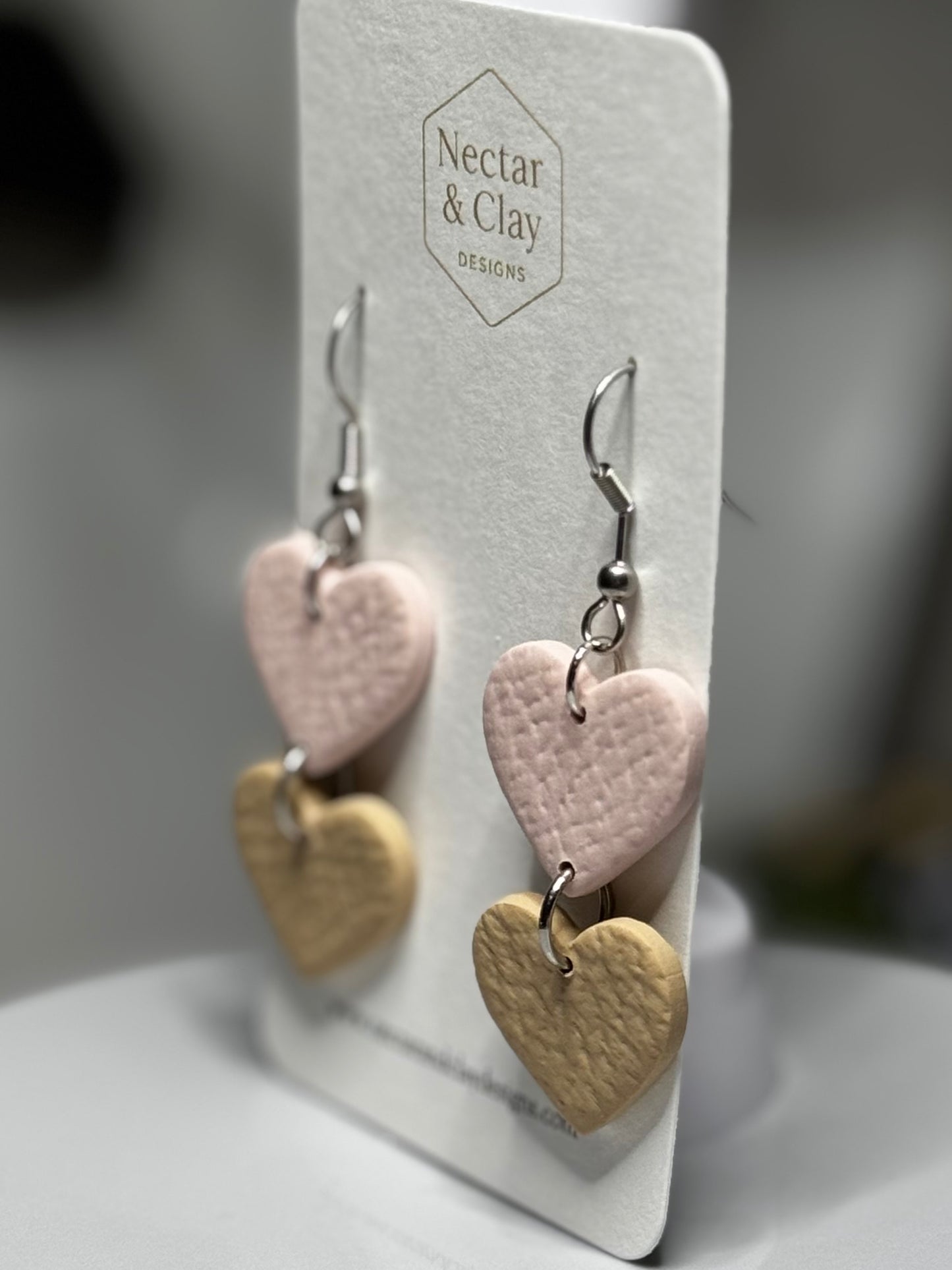 Cozy Hearts (Blush/Cream)