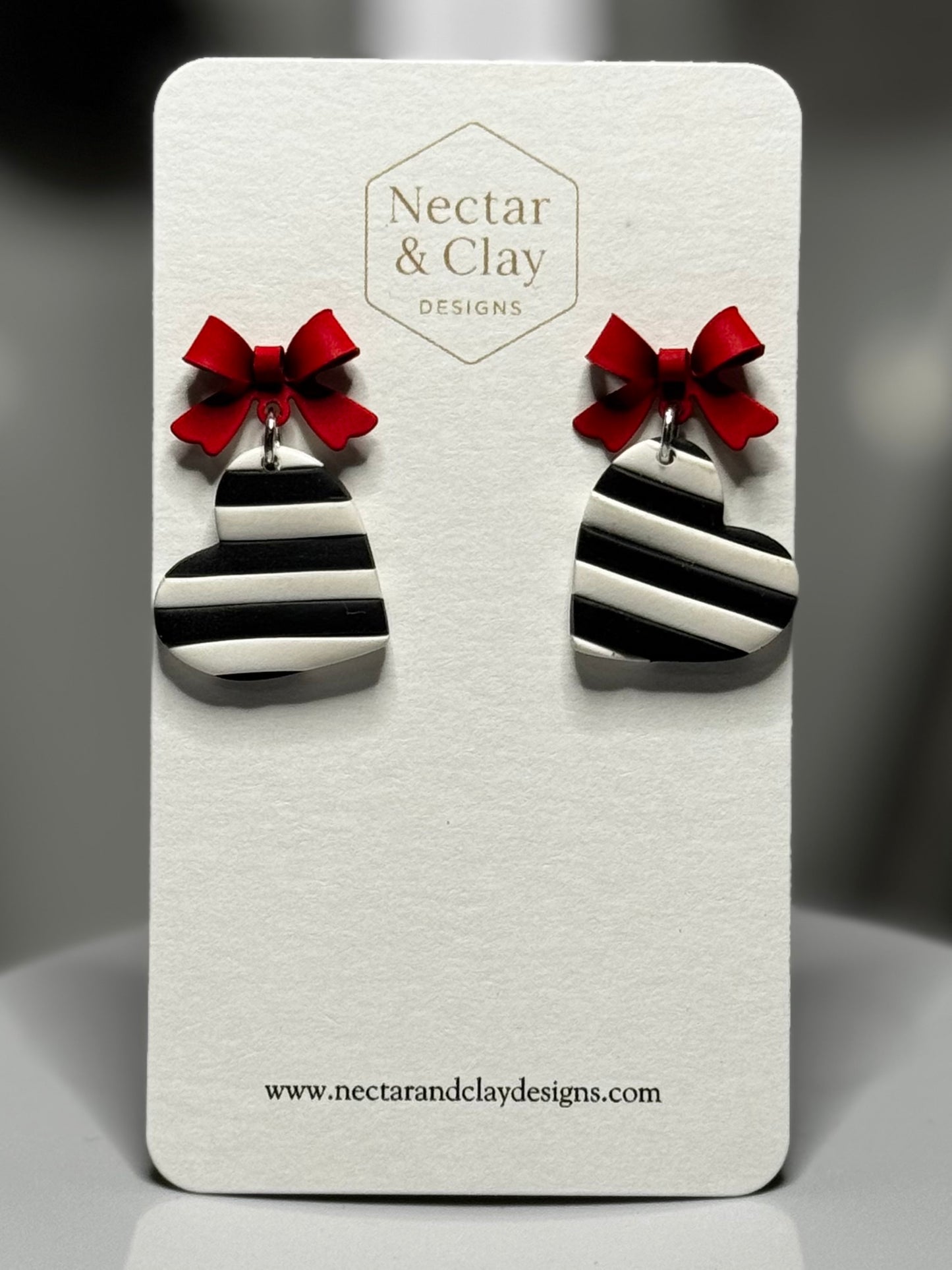 Peppermint Noir Bows