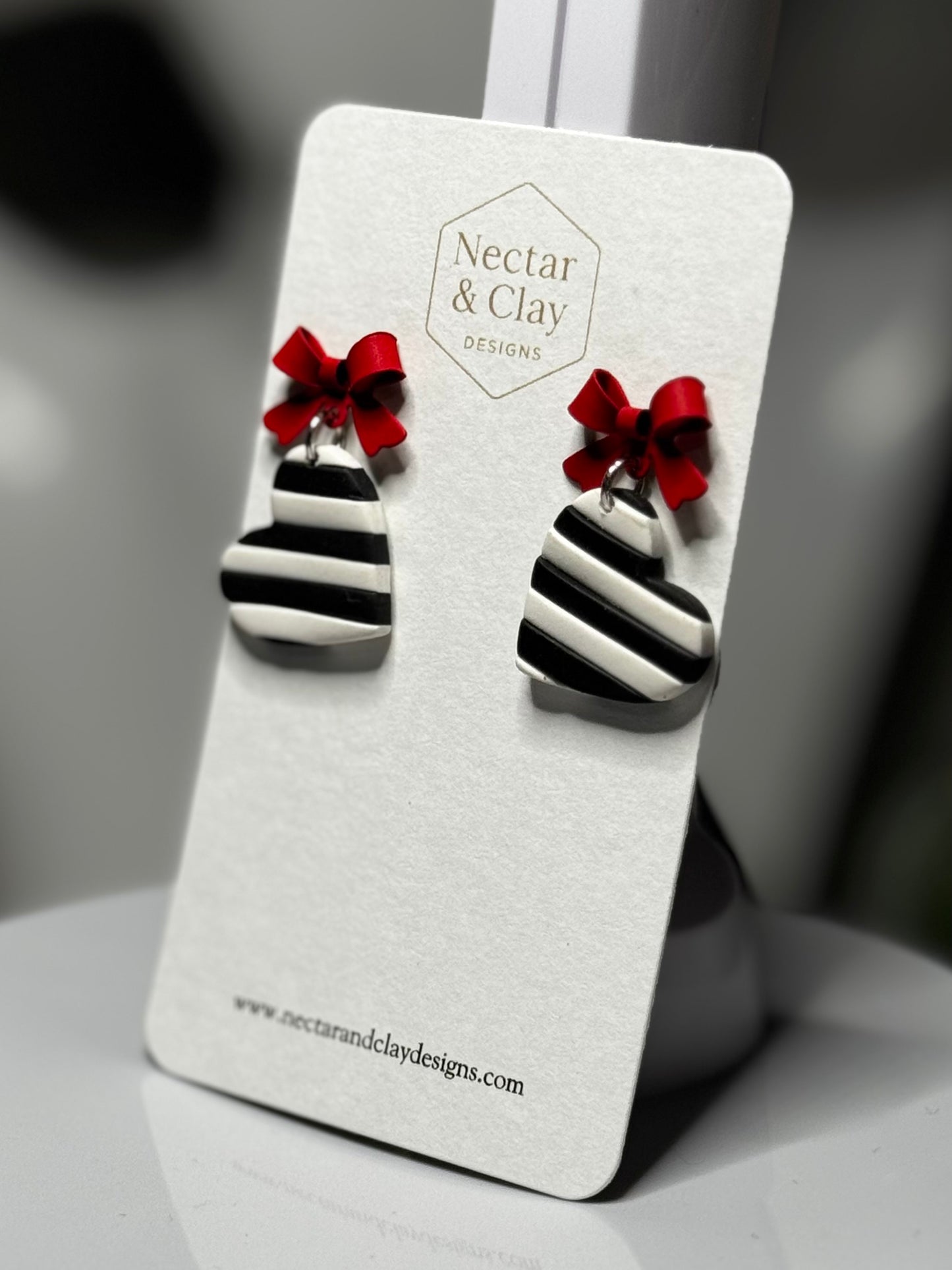 Peppermint Noir Bows
