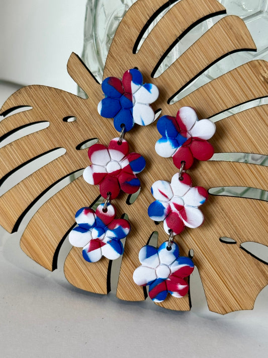 Patriotic Floral Flare